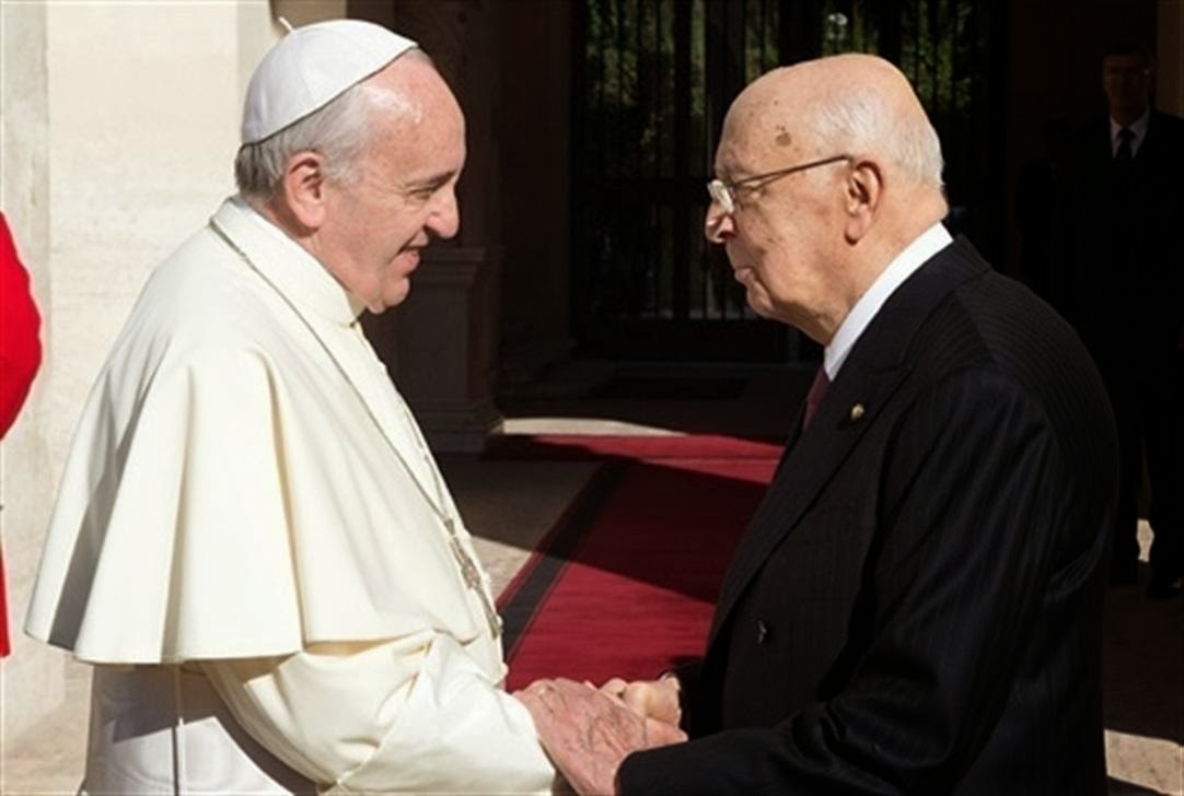 napolitano-papa_francesco